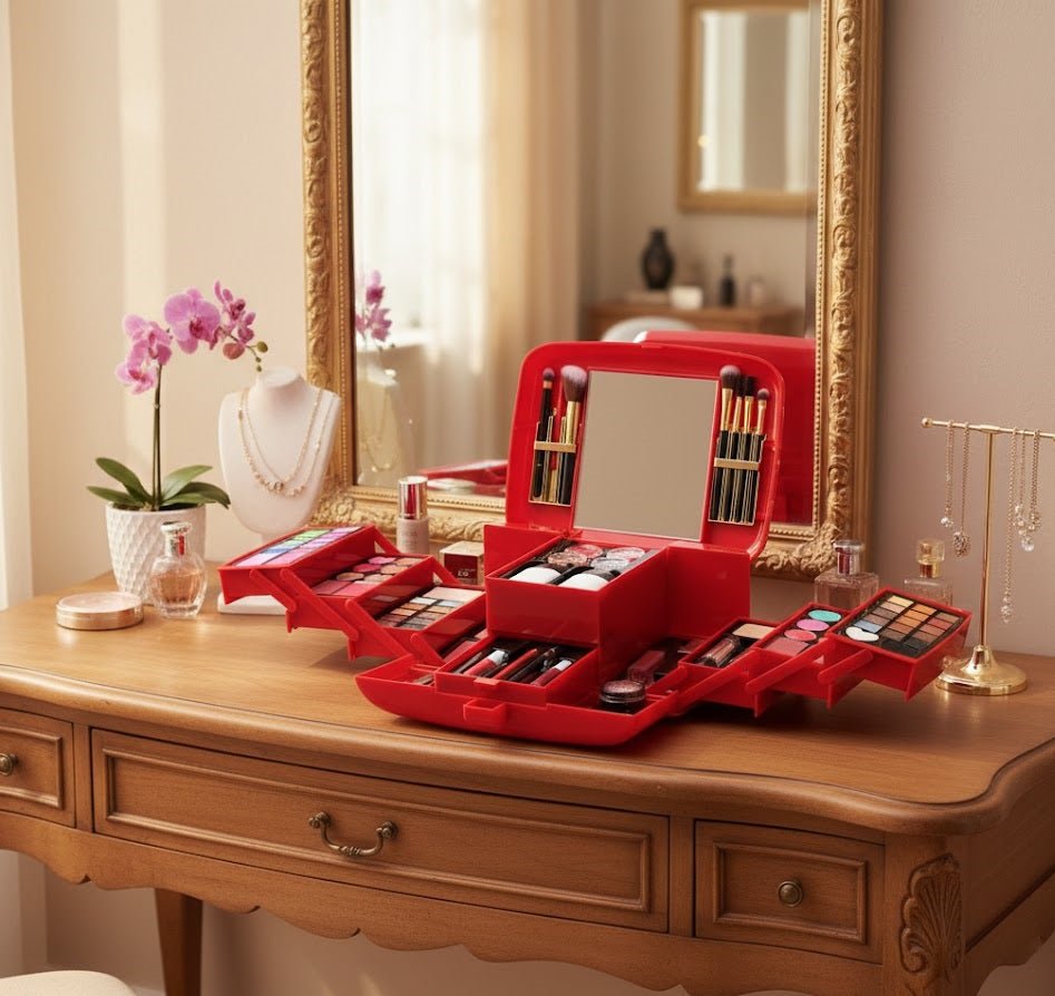 Classic Deluxe Vanity Case Make-Up Kit โ