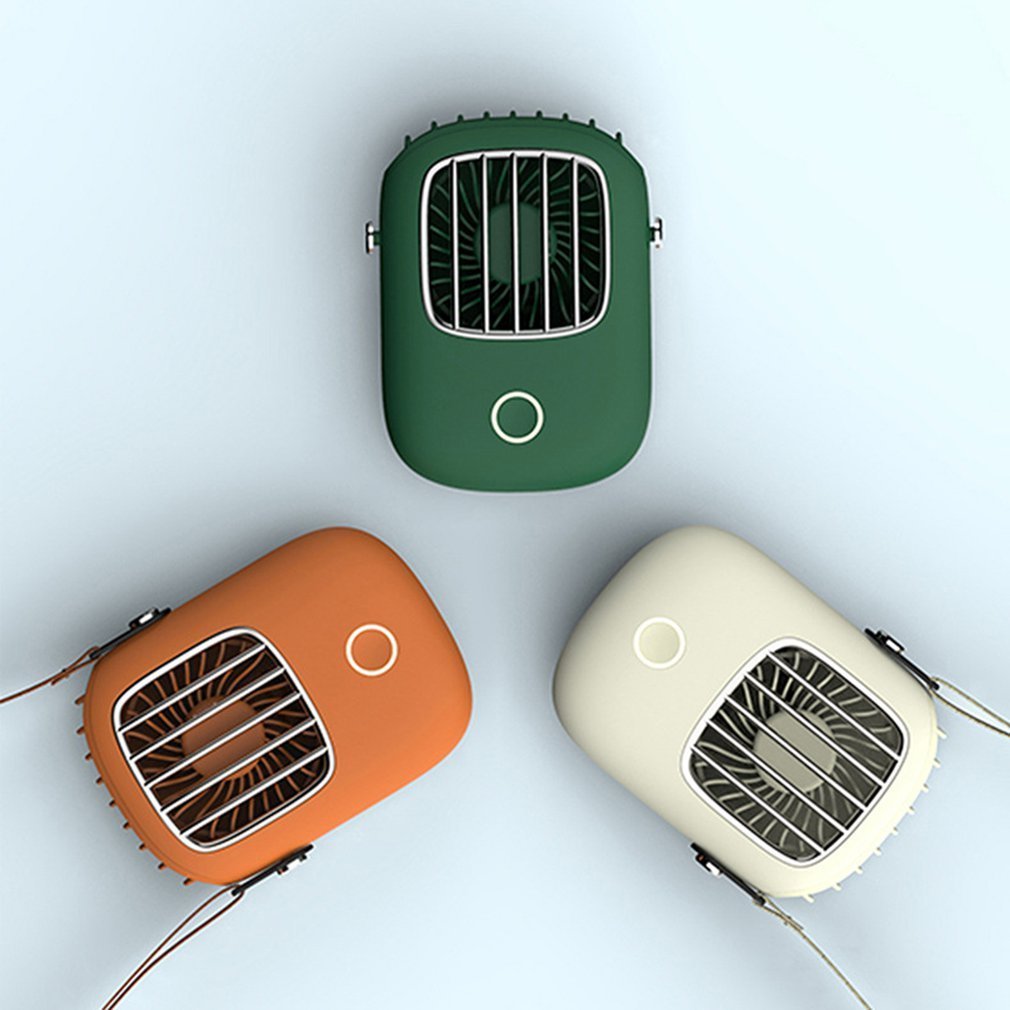 Neck Fan Portable Mini Usb Fan 5V Air Cooler Rechargeable Ventilador Small Travel Handheld Electric Fan Silent Cooling F