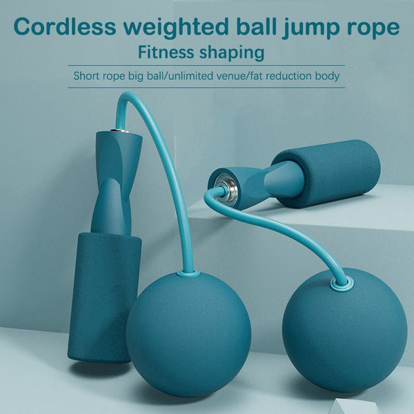 Training Jump Rope Set Fitness Jump Ropes And Silicone Handles For Women Men Kids With Speed Cordless Ball Adjustable An