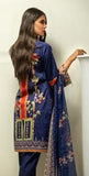 Printed Ribs Cambric Shirt with Embroidered Front & Chiffon Dupatta | 3pc (RC-143A)-wppmall