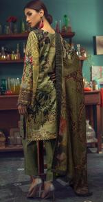3pc Digital Khaddar Shirt with Embroidered Front & Shawl Dupatta (WK-206)-wppmall