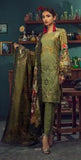 3pc Digital Khaddar Shirt with Embroidered Front & Shawl Dupatta (WK-206)-wppmall