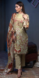 3pc Digital Linen Shirt with Embroidered Front & Shawl Dupatta (WK-218)-wppmall
