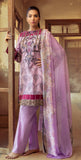 Printed Jacquard Cambric Shirt with Embroidered Front , Chiffon Dupatta & Dyed Cambric Trouser | 3pc (WK-226B)-wppmall