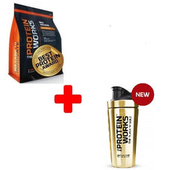 Whey Protein 80 – 2 kg (4.4 lbs) & Stainless Steel Golden Shaker